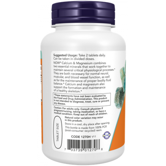 Calcium & Magnesium 100 Tablets Calcium & Magnesium 100 Tablets