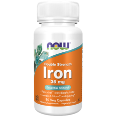 Vas / Iron 36 mg, Double Strength Veg Capsules