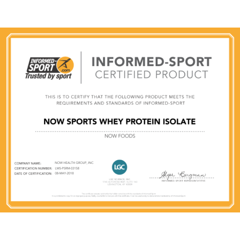 Whey Protein Isolate Unflavored - 1.2 lbs. 544gr.