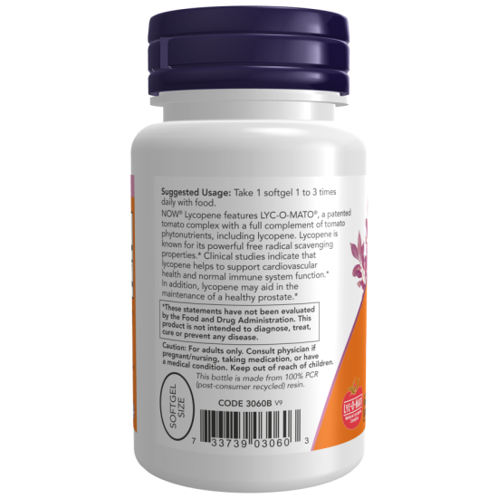 Lycopene 10 mg 60 Softgels