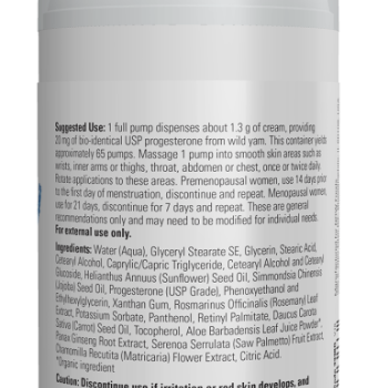Progesterone from Wild Yam Balancing Skin Cream- 3 oz. /85 g/ 