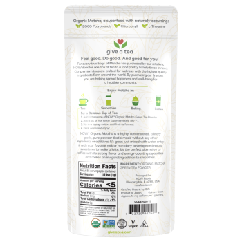 Matcha Green Tea Powder, Organic 85g