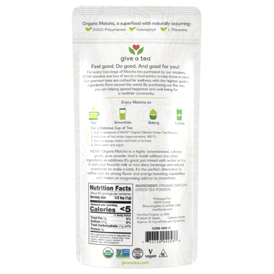 Matcha Green Tea Powder, Organic 85g Matcha Green Tea Powder, Organic 85g