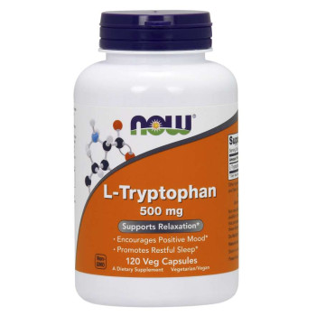L-Tryptophan 500 mg - 120 Veg Capsules