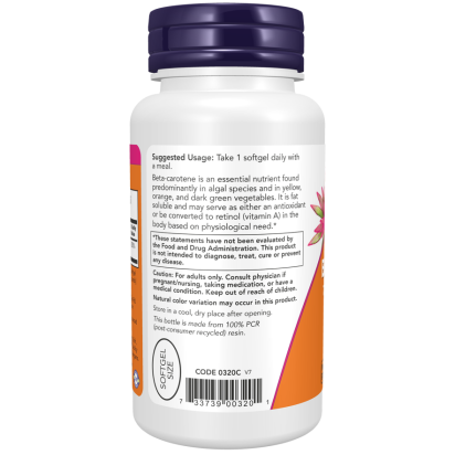 Beta Carotene (Natural) - 90 Softgels