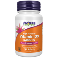 D-3 5,000 IU - 120 Softgels