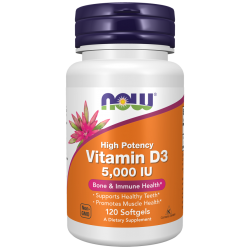 D-3 5,000 IU - 120 Softgels