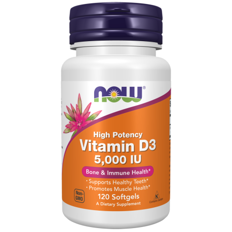 D-3 5,000 IU - 120 Softgels
