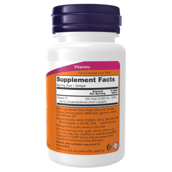 D-3 5,000 IU - 30 Softgels D-3 5,000 IU - 30 Softgels