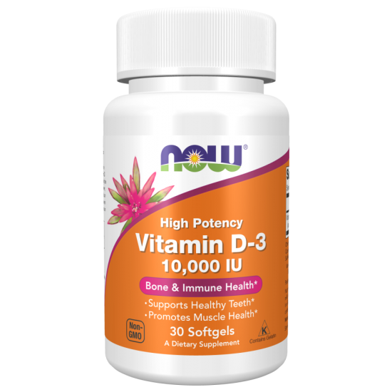 D-3 10,000 IU - 30 Softgels
