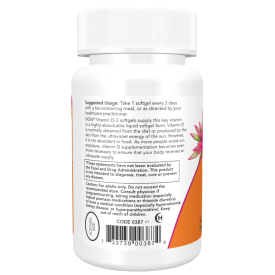 D-3 10,000 IU - 30 Softgels