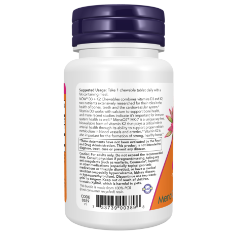 D-3 + K2 90 rágótabletta