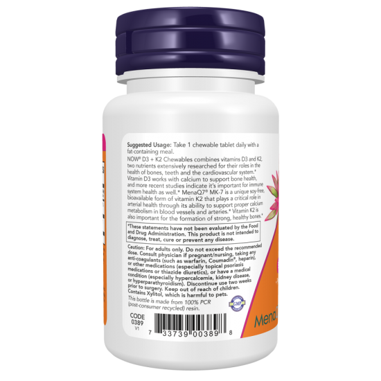 D-3 + K2 90 rágótabletta D-3 + K2 90 rágótabletta