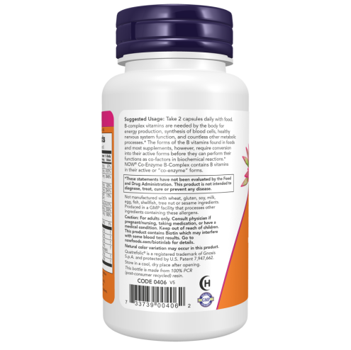 Co-Enzyme B-Complex - 60 Veg Capsules