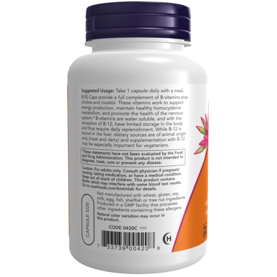 B-50mg - 100 Veg Capsules B-50mg - 100 Veg Capsules