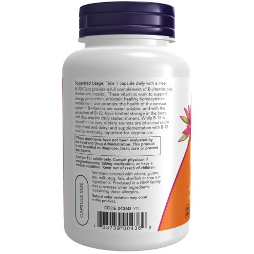 B-100  100 Veg Capsules
