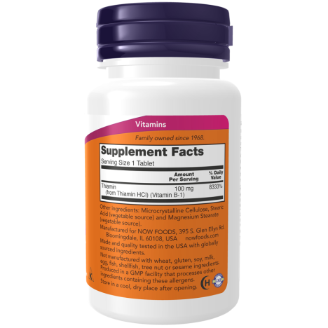 B-1 (Thiamine) 100mg - 100 Tablets