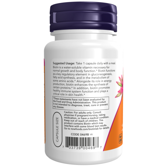 Biotin 1000 mcg - 100 Veg Capsules Biotin 1000 mcg - 100 Veg Capsules