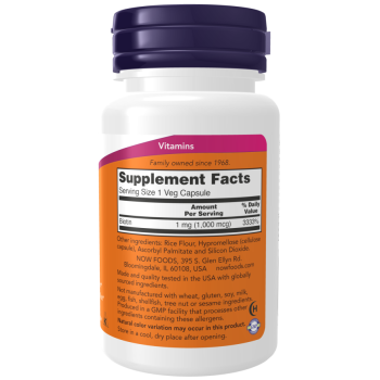 Biotin 1000 mcg - 100 Veg Capsules