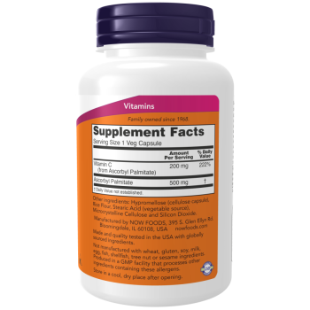 Ascorbyl Palmitate 500 mg - 100 Vcaps®