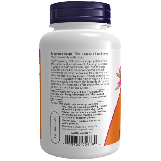 Ascorbyl Palmitate 500 mg - 100 Vcaps® Ascorbyl Palmitate 500 mg - 100 Vcaps®