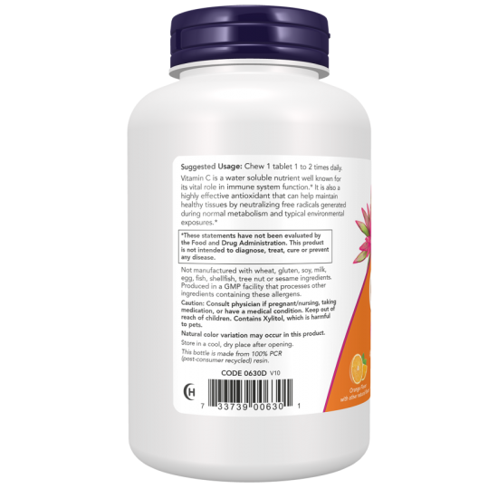 C-500 Orange 100 Chewable Tablets