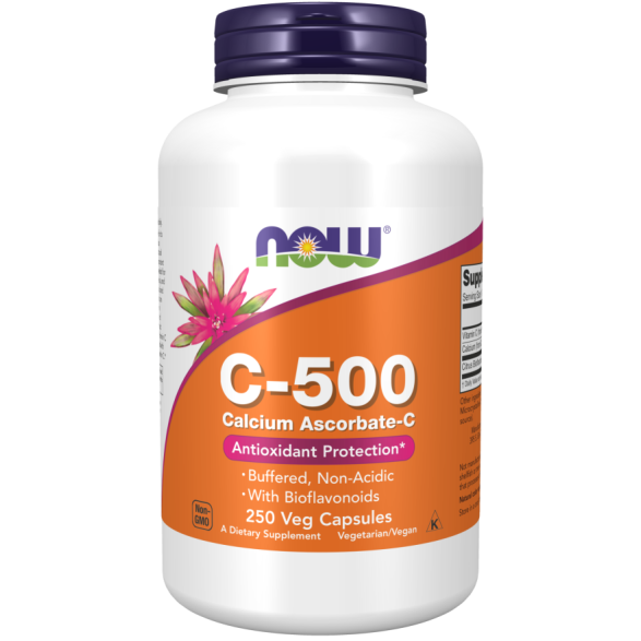 C-500 Calcium Ascorbate-C 250 Veg Capsules