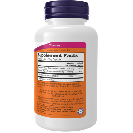 C-500 Calcium Ascorbate-C 250 Veg Capsules