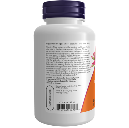 C-500 Calcium Ascorbate-C 250 Veg Capsules