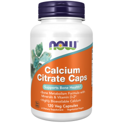 Calcium Citrate 120 Veg Capsules