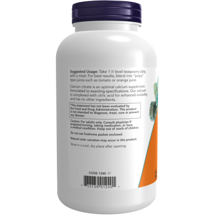 Calcium Citrate Pure Powder - 8 oz