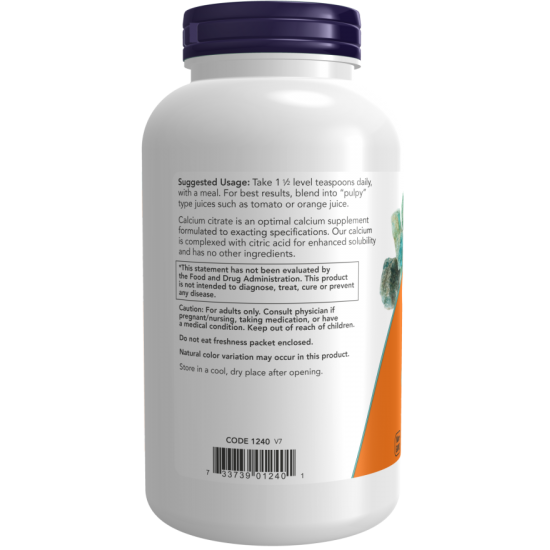 Calcium Citrate Pure Powder - 8 oz Calcium Citrate Pure Powder - 8 oz