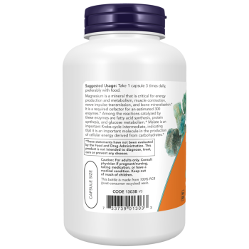 Magnesium Malate 840 mg Veg Capsules Magnesium Malate 840 mg Veg Capsules