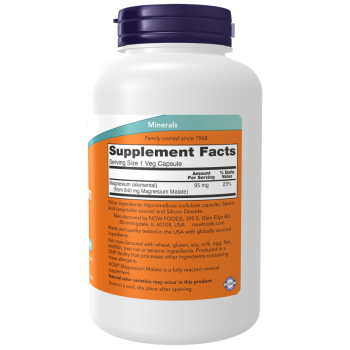 Magnesium Malate 840 mg Veg Capsules