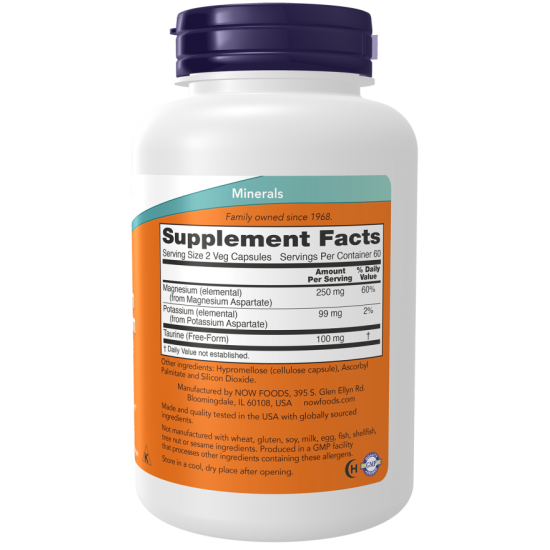 Magnesium & Potassium Aspartate 120 Veg Capsules Magnesium & Potassium Aspartate 120 Veg Capsules