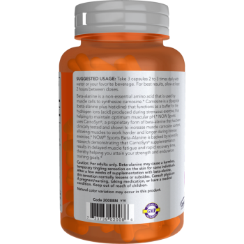 Beta-Alanine 750 mg 120 Capsules