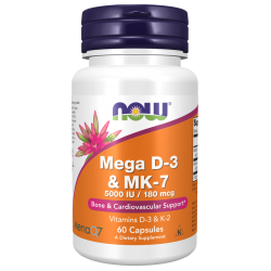 Mega D-3 & MK-7 60 Veg Capsules