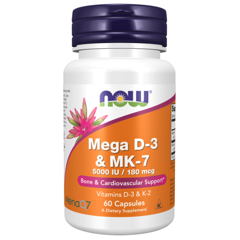 Mega D-3 & MK-7 60 Veg Capsules
