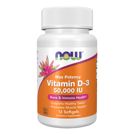D-3 50,000 IU - 12 Softgels
