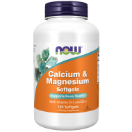 Calcium & Magnesium - 120 Softgels 
