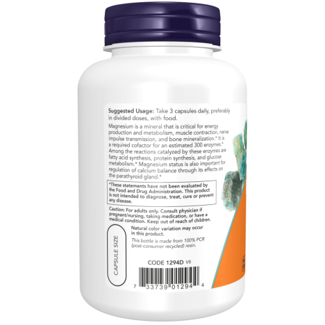 Magnesium Citrate 120 Veg Capsules