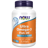 Ultra Omega-3 Fish Oil (Bovine Gelatin) 90 Softgels