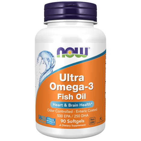 Ultra Omega-3 Fish Oil  90 Softgels (Bovine Gelatin)