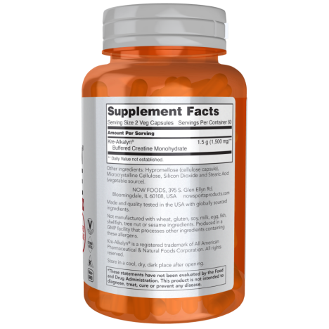 Kre-Alkalyn® Creatine 120 Veg Capsules