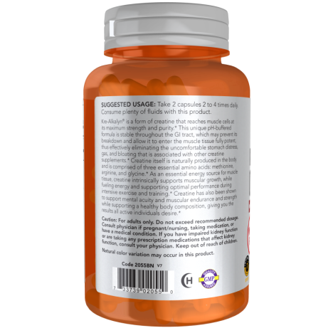 Kre-Alkalyn® Creatine 120 Veg Capsules