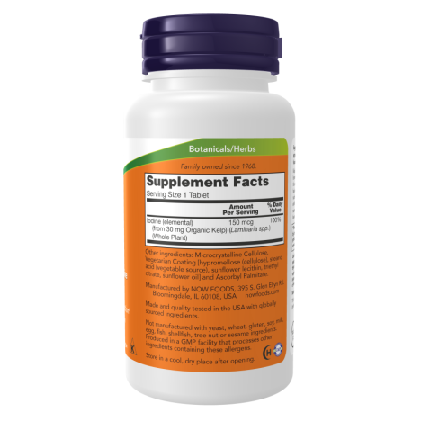 Jód / Kelp 150 mcg - 200 Tablets