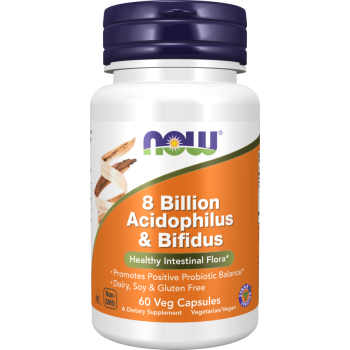 8 Billion Acidophilus & Bifidus 60 Veg Capsules