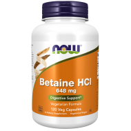 Betaine HCl 648 mg 120 Veg Capsules Betaine HCl 648 mg 120 Veg Capsules