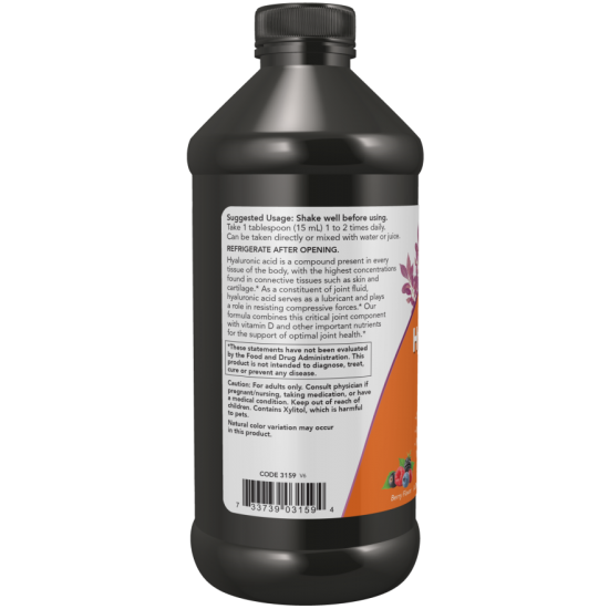 Liquid Hyaluronic Acid 100 mg - 16 fl. oz.