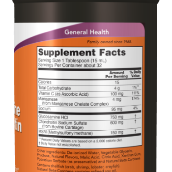 Liquid Glucosamine & Chondroitin with MSM - 16 oz. 